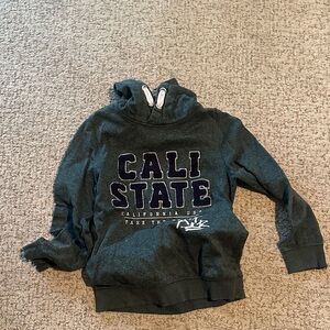 Cali State Kids Hoodie - Dark Gray